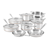 All-Clad Copper Core 9 Piece Cookware Set