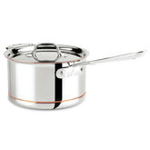 All-Clad Copper Core Deep Saucepan with Lid 4Qt