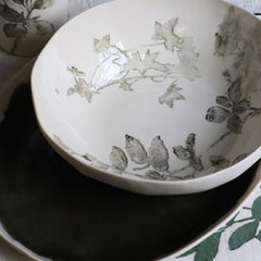 Bertozzi Porcelain Bowl / 25cm / Giardino
