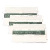Borough Kitchen Irish Linen Tea Towel / Pack of 3 / Green