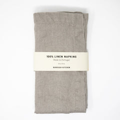 Borough Kitchen Linen Napkins / Set of 4 / 48x48cm / Natural