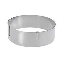 De Buyer Expandable Stainless Steel Cake Ring / 18-36cm