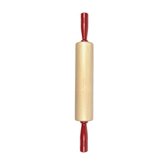 Fletchers' Mill Classic Rolling Pin 12inch Red Handle