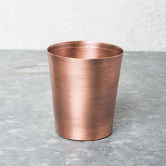 Brushed Copper Water Cup