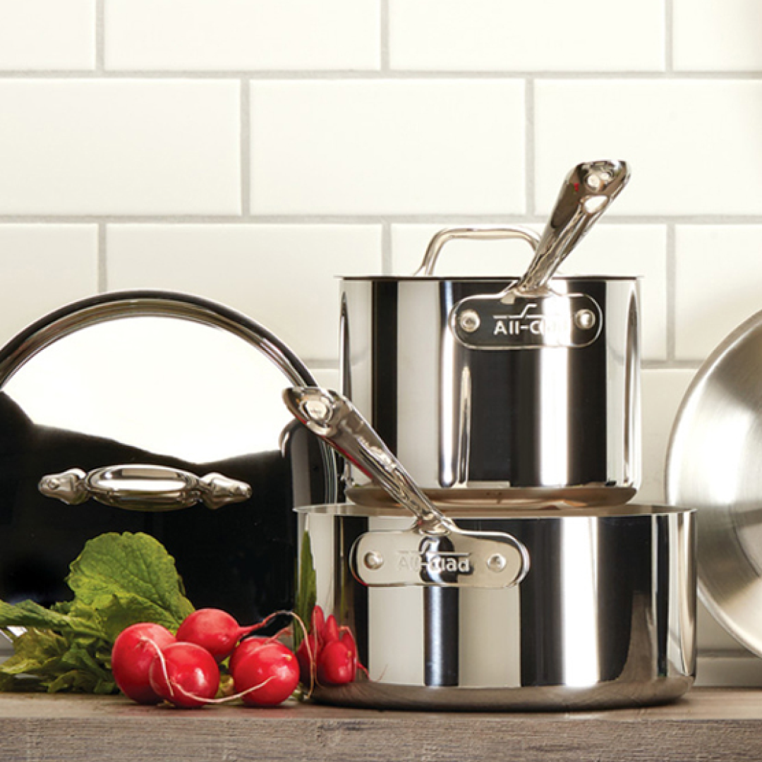 All-Clad D3 / TriPly Deep Saucepan with Lid