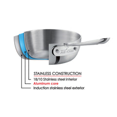 All-Clad D3 / TriPly Deep Saucepan with Lid