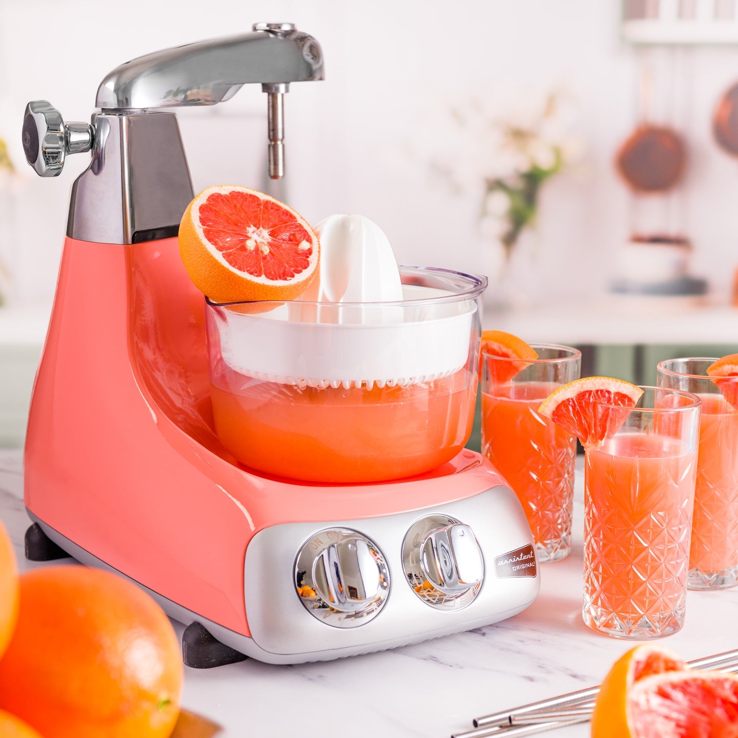 Ankarsrum Assistent Original Food Mixer / Coral Crush