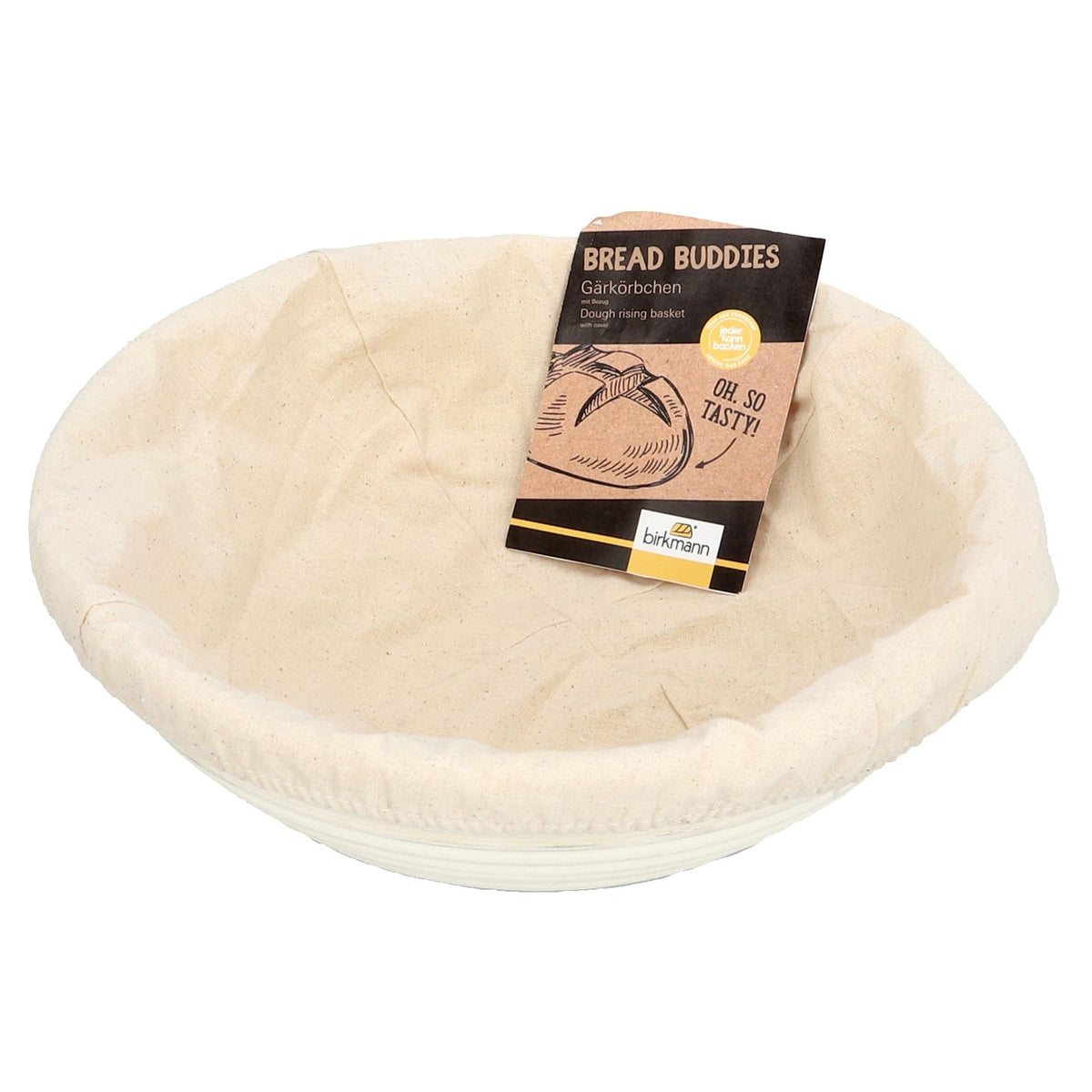 Birkmann Bread Buddies Round Proofing Basket with Liner