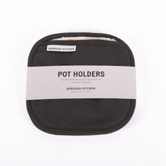 Borough Kitchen Pot Holder / Pack of 2 / Grey *