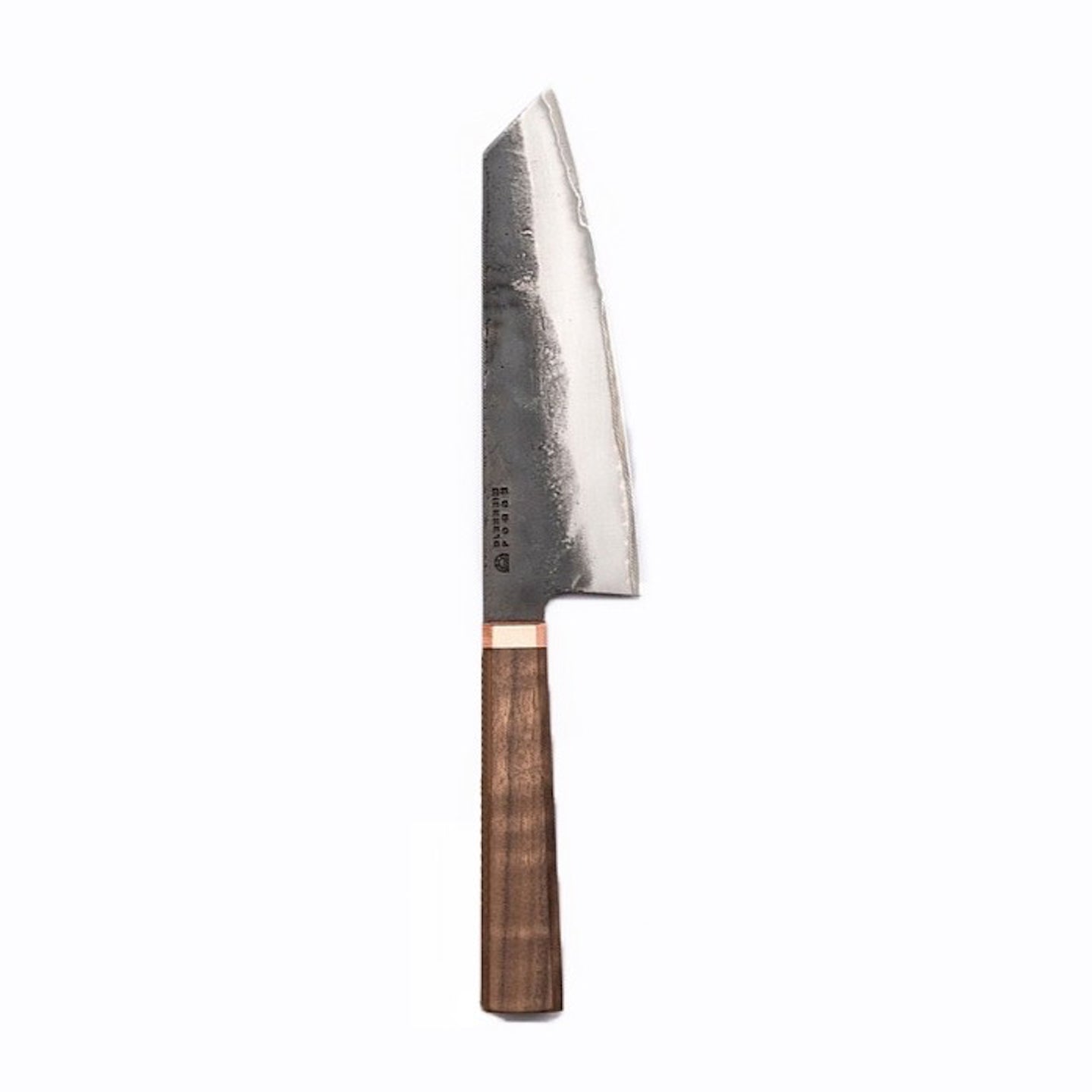 Blenheim Forge Original 5 Knife, Whetstone and Walnut Block Set