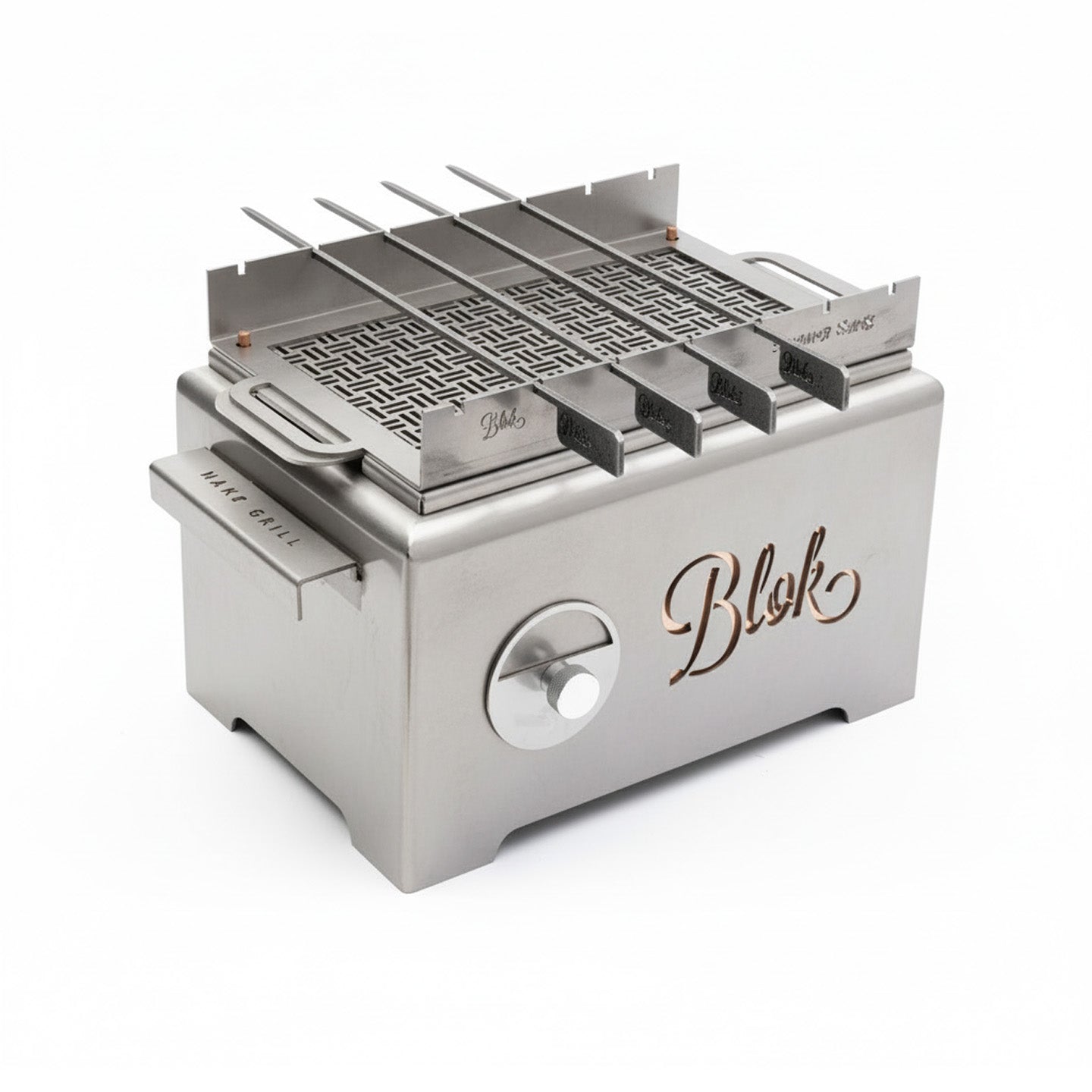 Blok Hako Table Grill / Stainless Steel