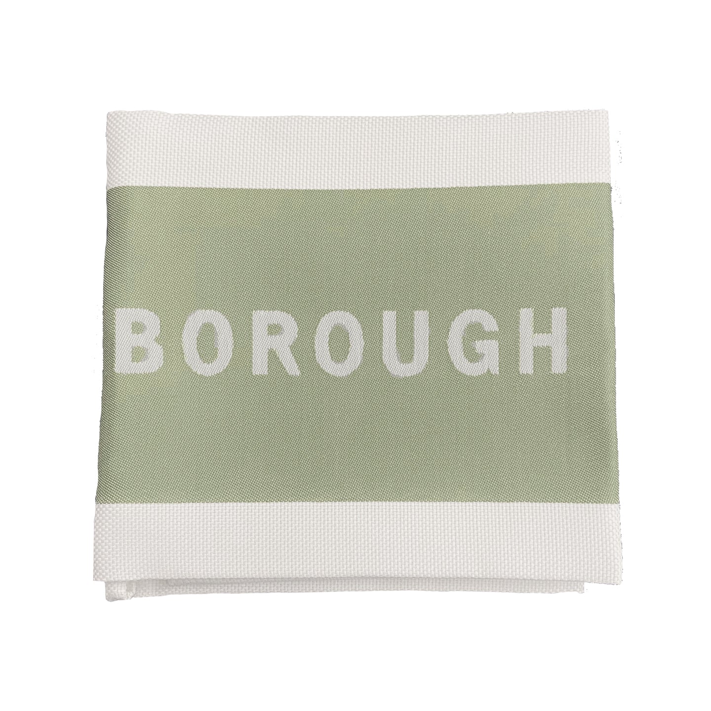 Borough Kitchen French Jacquard Tea Towel / Pack of 3 / Sage