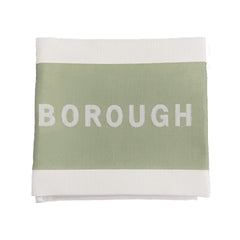 Borough Kitchen French Jacquard Tea Towel / Pack of 3 / Sage