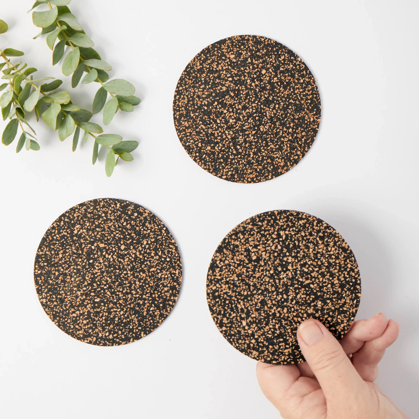 Dash Round Coaster / 10cm / Set of 4