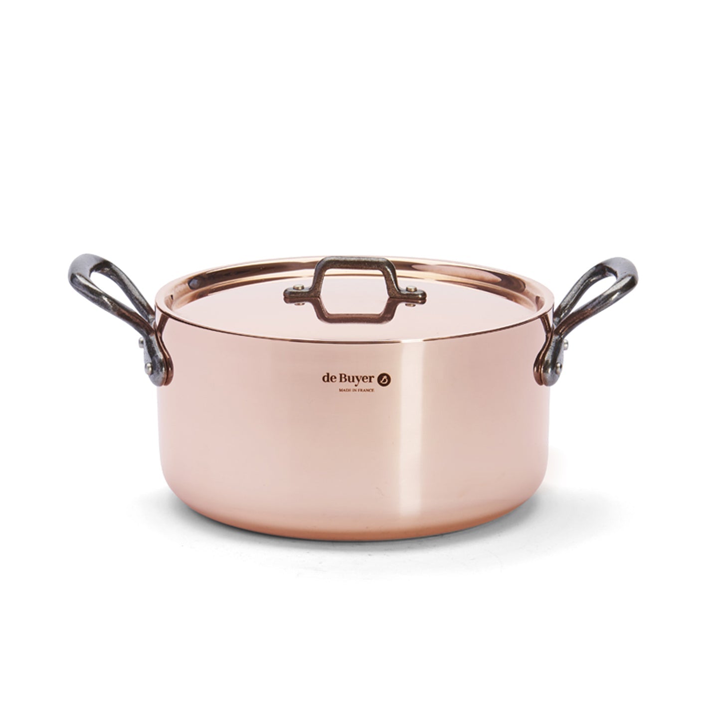 De Buyer Prima Matera CI Induction Casserole with Lid
