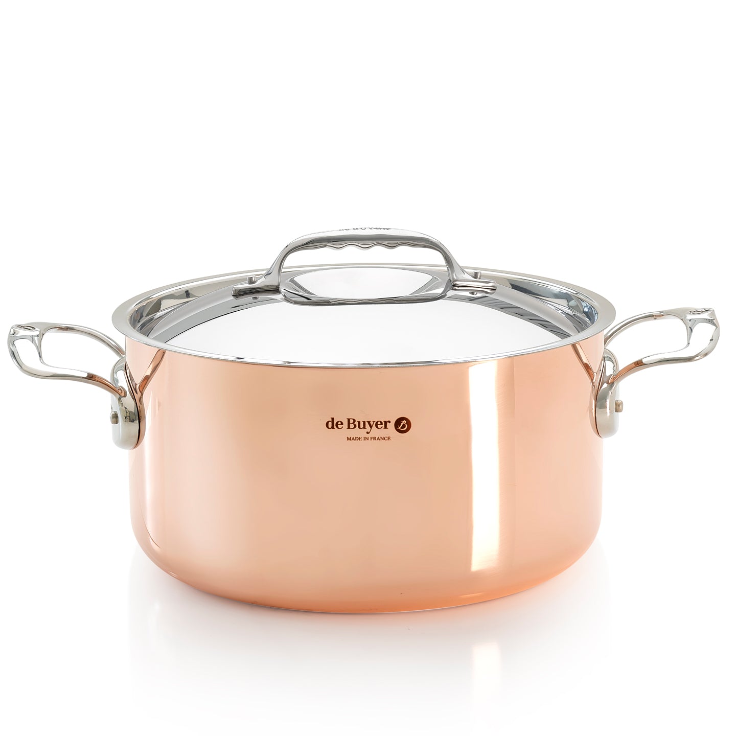 De Buyer Prima Matera SS Induction Casserole with Lid