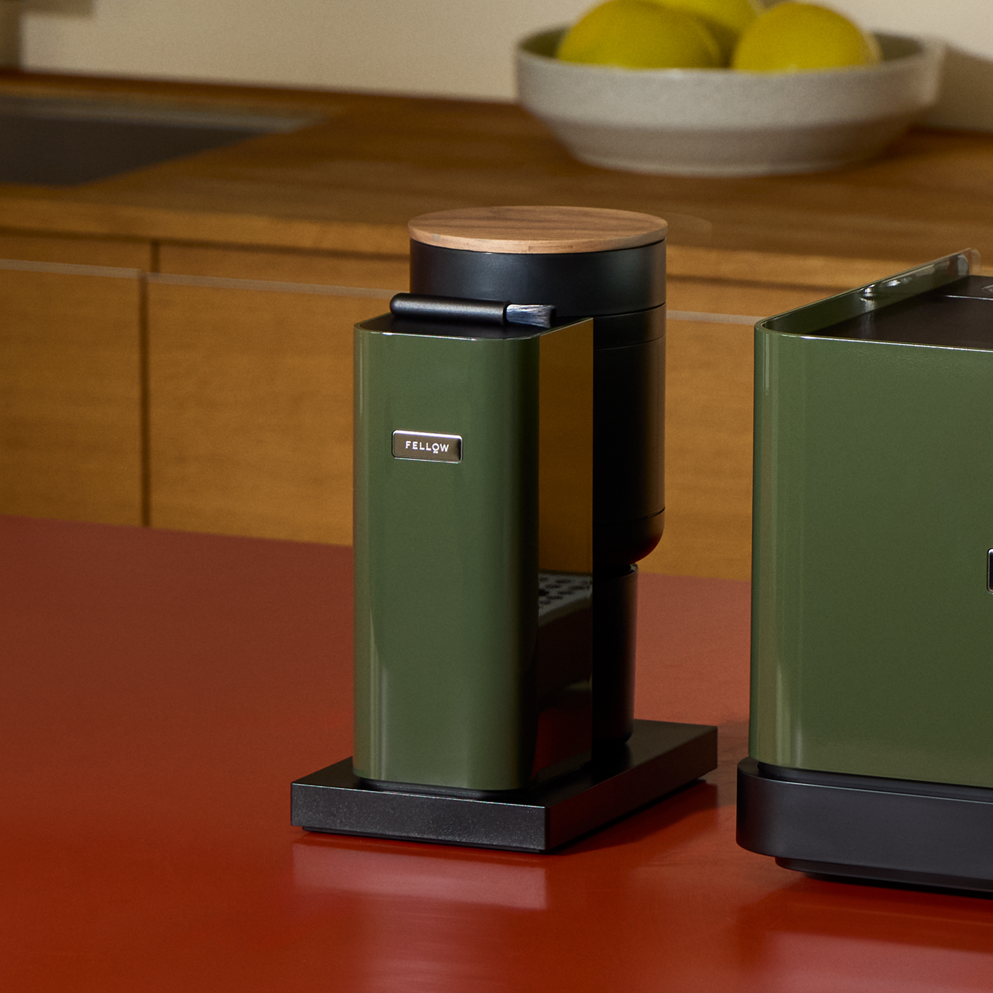 Fellow Opus 2 Conical Burr Coffee Grinder / Woodland & Walnut