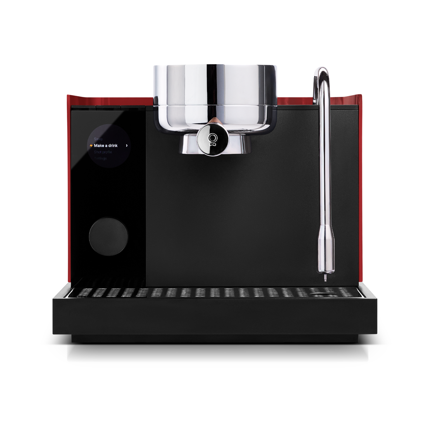 Fellow Series 1 Espresso Machine / Cherry Red & Walnut