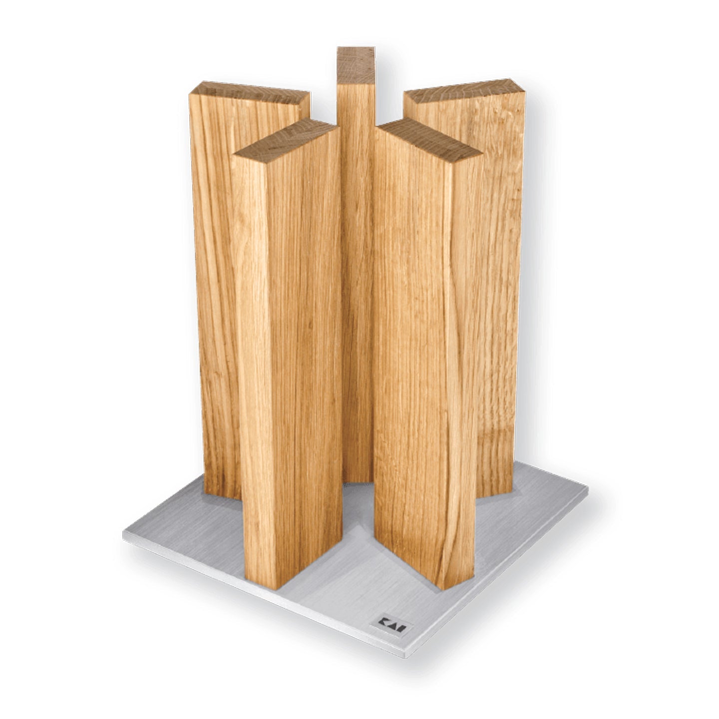 Blenheim Forge Original 5 Knife, Whetstone and Oak Block Set