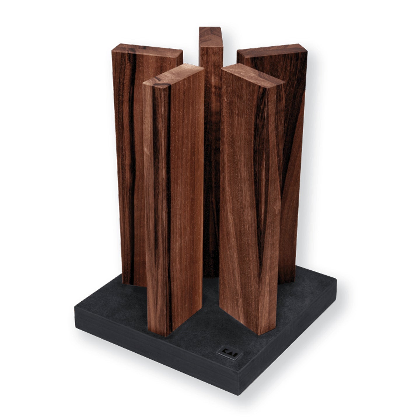 Blenheim Forge Original 5 Knife, Whetstone and Walnut Block Set