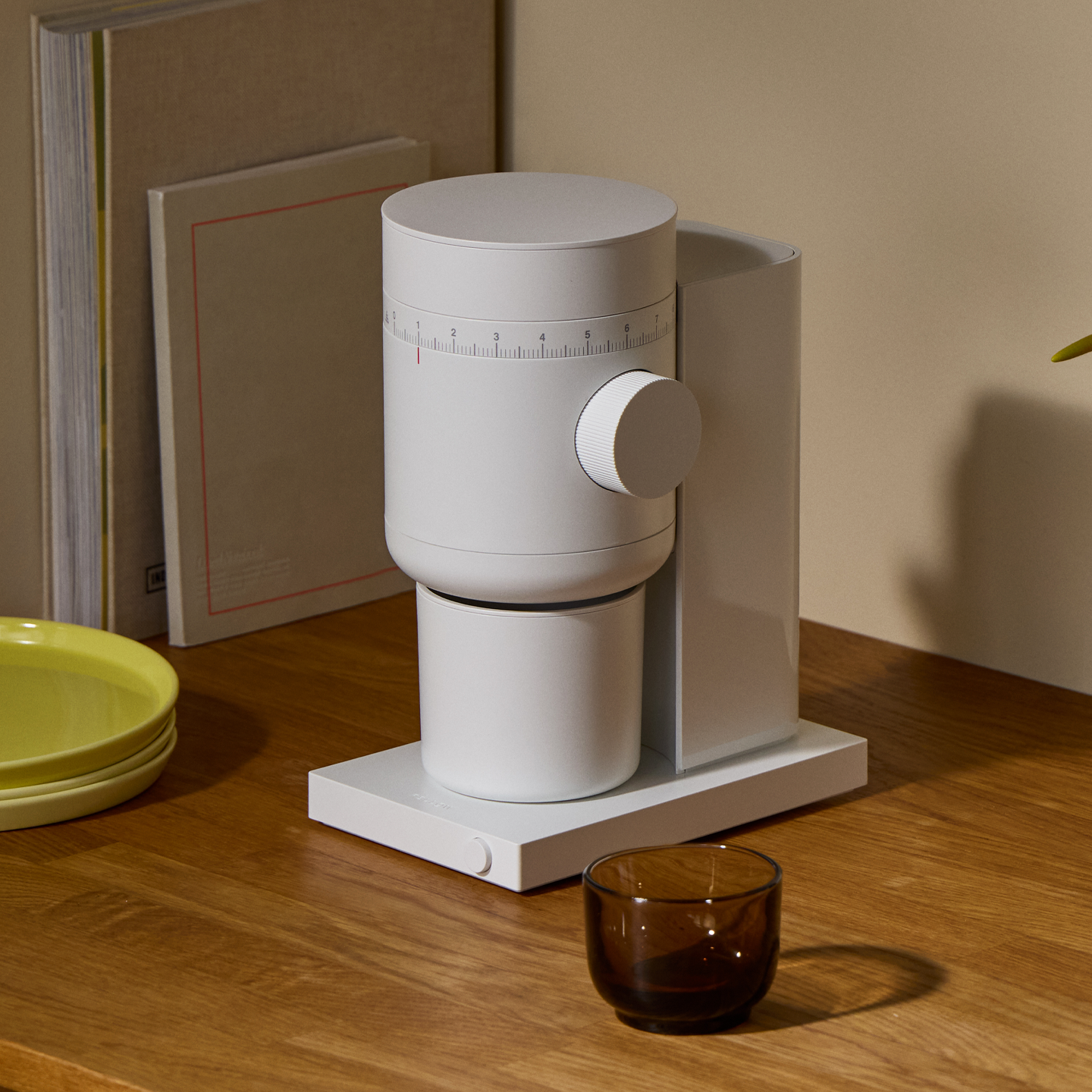 Fellow Opus 2 Conical Burr Coffee Grinder / White